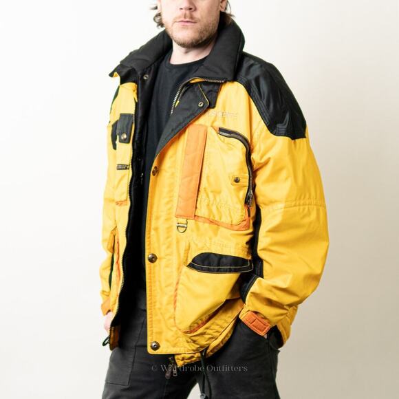 Vintage 90s Puffer Ski Jacket Coat Parka by Descente - XL - Picture 2 of 10